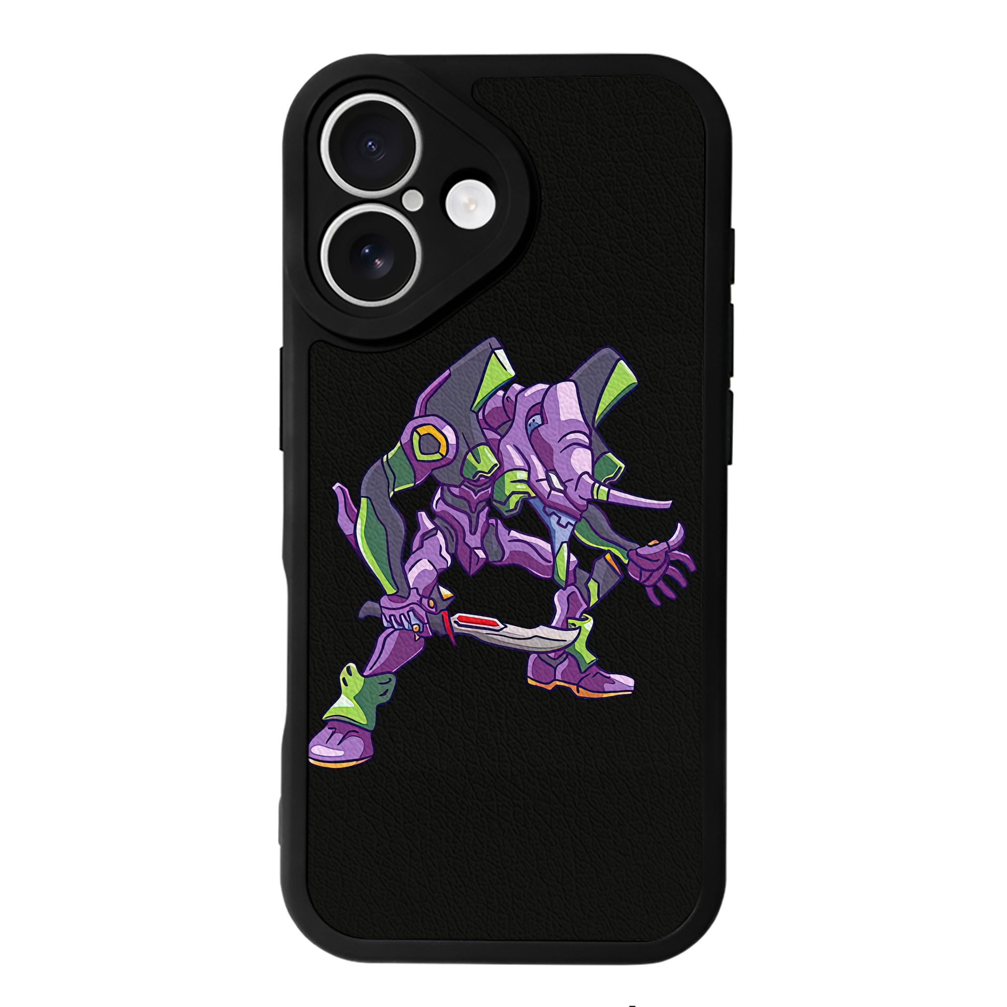 （画像用） EVA 新世紀エヴァンゲリオン 【iPhone 16シリーズ対応】シリコンスマホケース（レザー調） 材質：シリコン